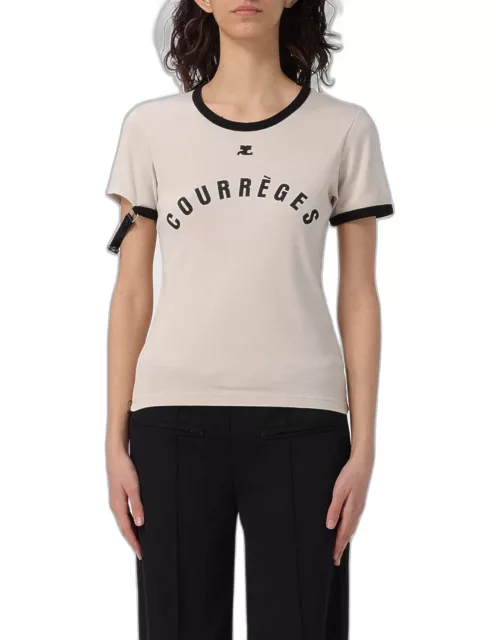 T-Shirt COURRÈGES Woman colour Beige