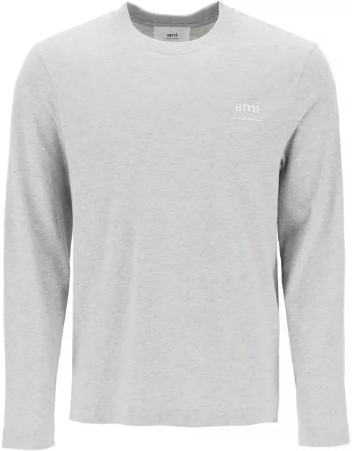 AMI ALEXANDRE MATIUSSI long-sleeved cotton t-shirt for