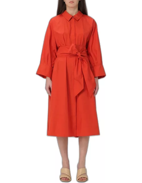 Dress 'S MAX MARA Woman colour Orange