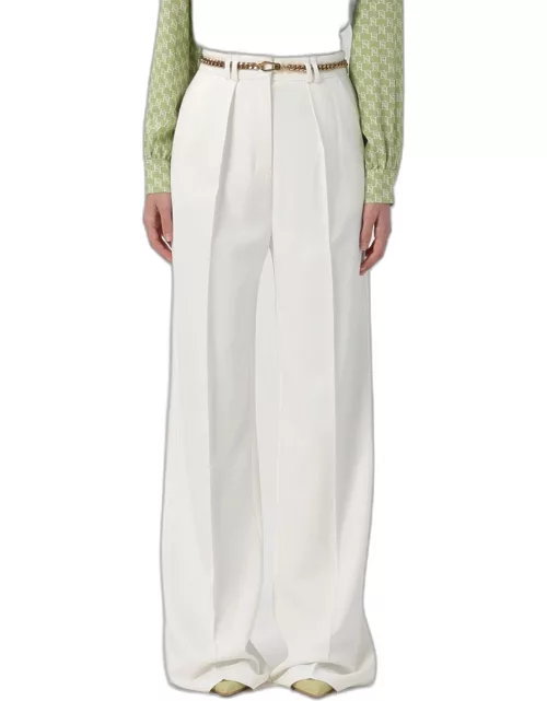 Pants ELISABETTA FRANCHI Woman color Ivory
