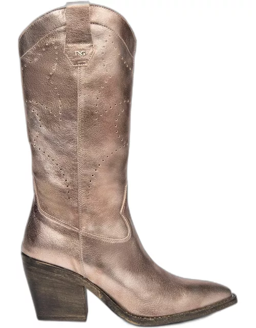 Texan Leather Cowboy Boot