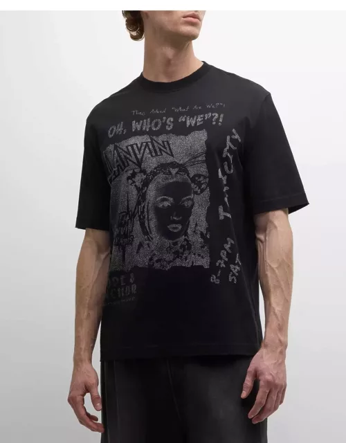 Men's Face Graphic T-Shirt