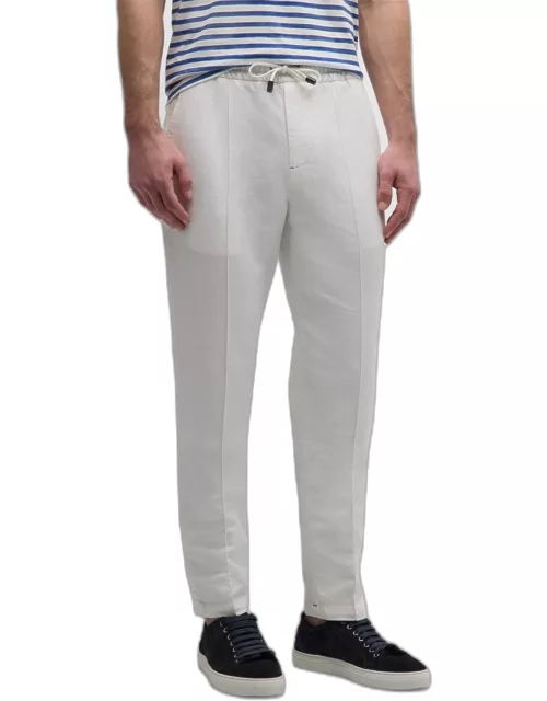 Men's Cotton-Linen Drawstring Pant