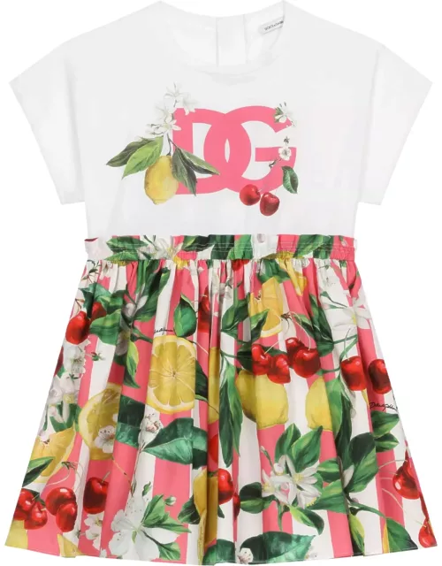 Dolce & Gabbana Dress With Lemon And Cherry Print
