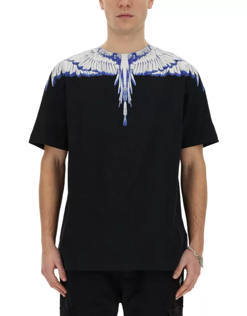marcelo burlon county of milan t-shirt with "icon wings" print