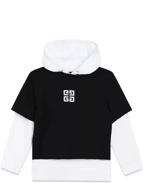 givenchy 4g hoodie with contrasting hood and sleeve
