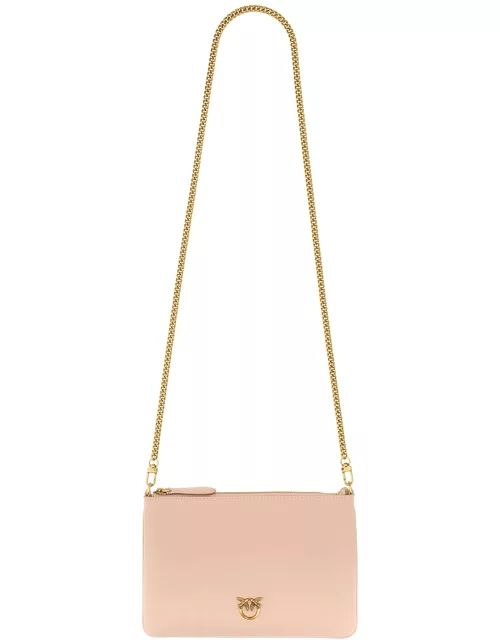 pinko "love flat classic" bag