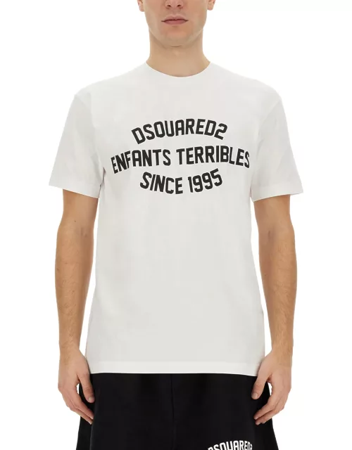 dsquared logo print t-shirt