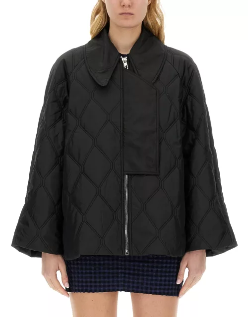 ganni quilted jacket