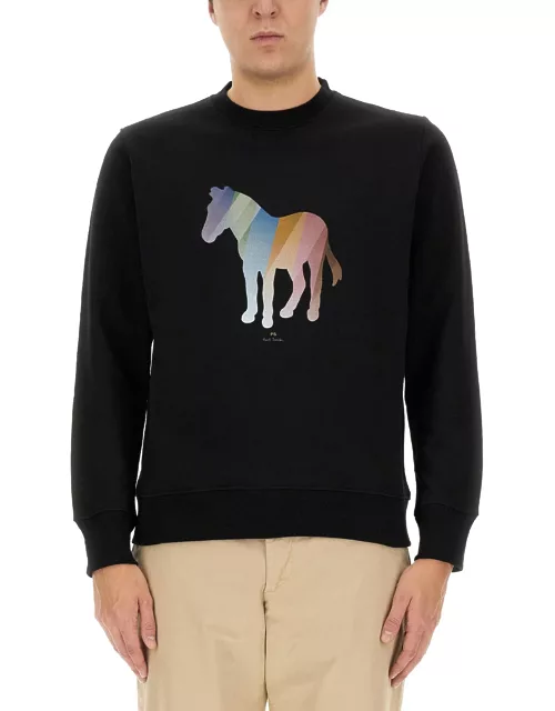 ps by paul smith zebra print sweatshirt