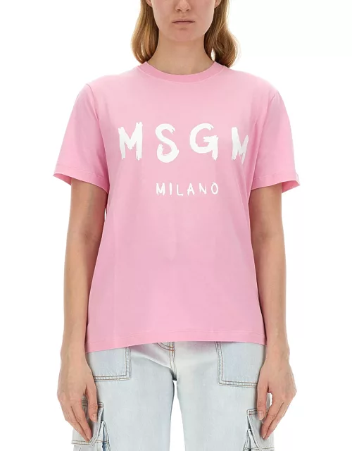 msgm t-shirt with logo