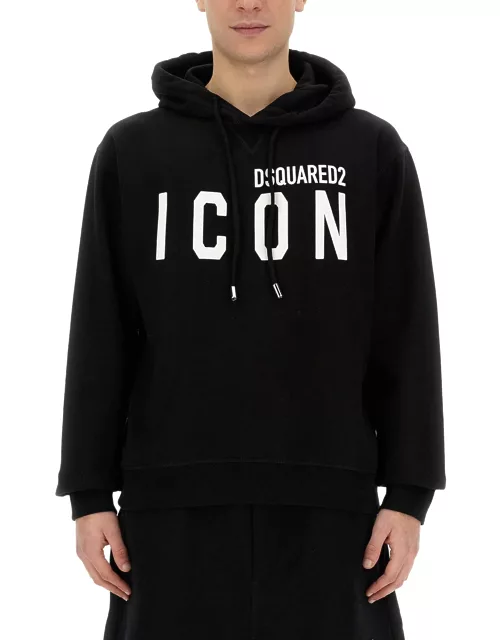 dsquared icon" hoodie
