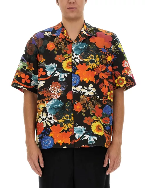 moschino shirt with floral pattern
