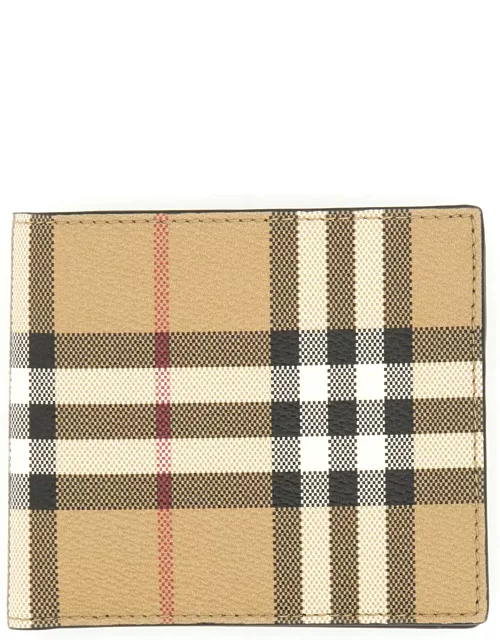 burberry "check" wallet