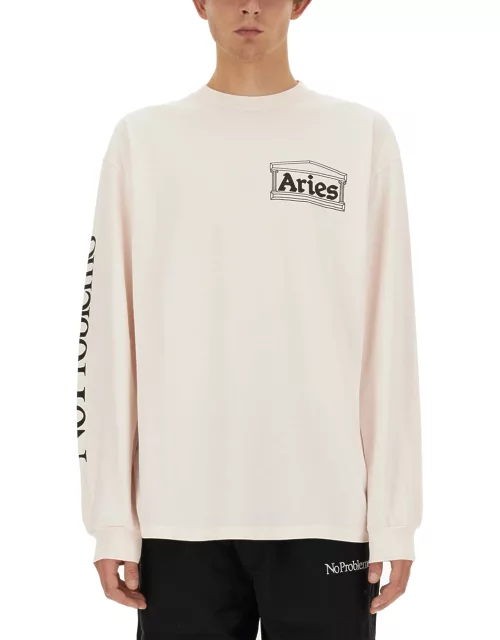 aries sweatshirt with logo print