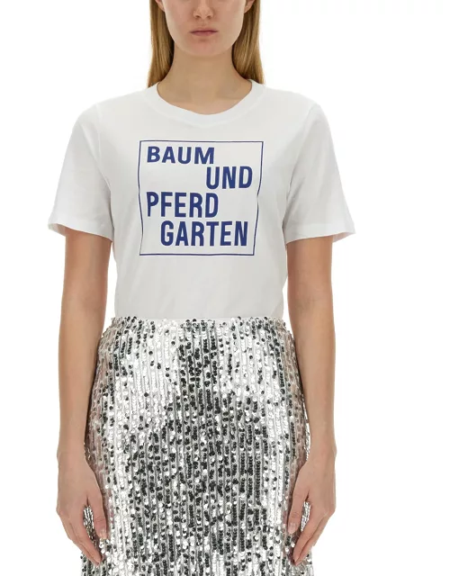 baum und pferdgarten t-shirt with print
