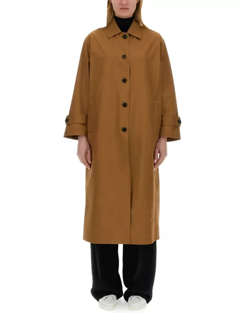 herno trench coat with button