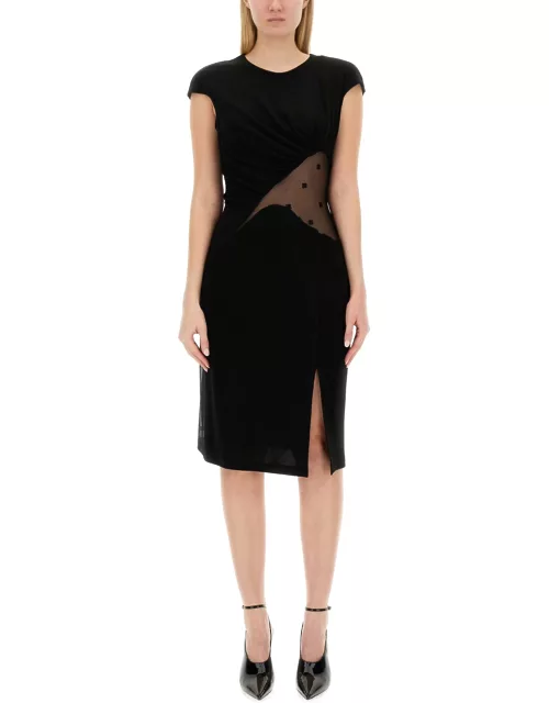 givenchy 4g crepe and tulle dres