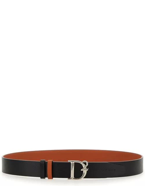 dsquared reversible belt with logo