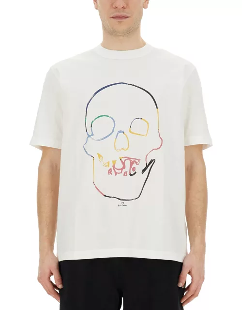 ps by paul smith skull t-shirt