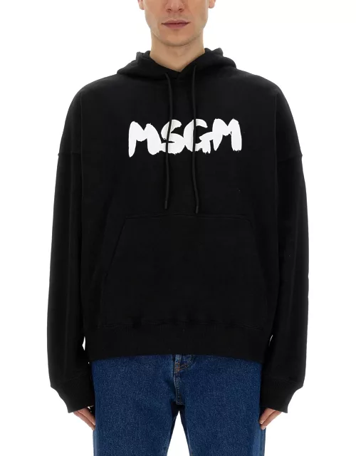 msgm sweatshirt with logo