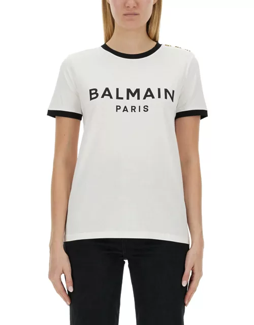 balmain t-shirt with logo