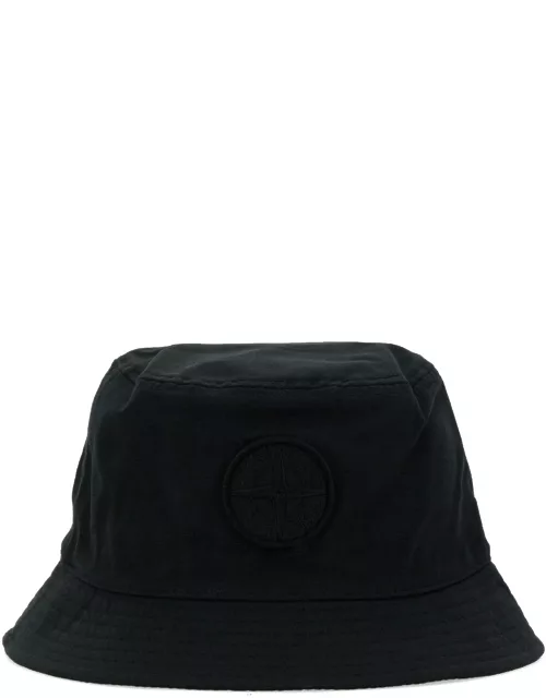 stone island bucket hat with logo