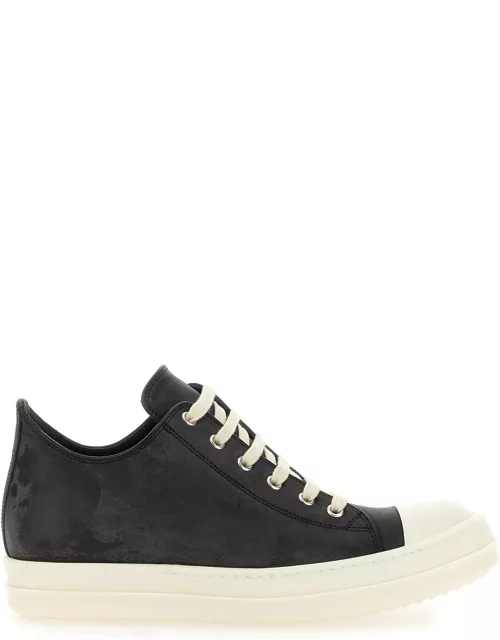 rick owens leather sneaker
