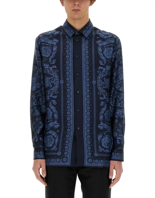 versace silk shirt