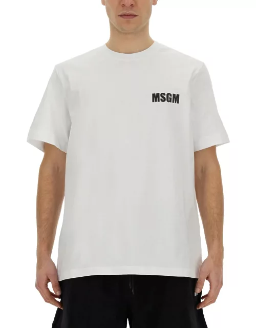 msgm t-shirt with logo