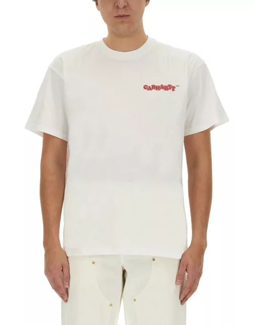 carhartt wip t-shirt with logo