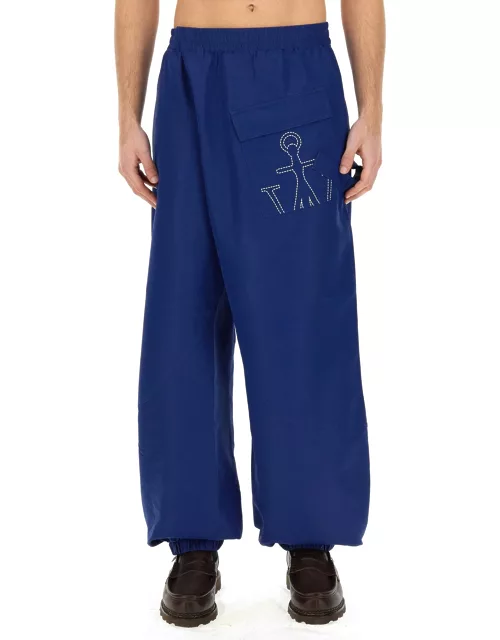 jw anderson joggers pants with logo anchor