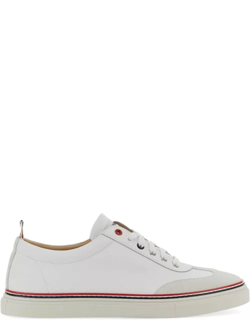 thom browne low-top leather sneaker