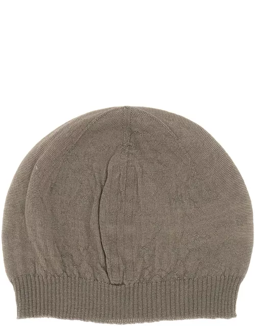rick owens knitted beanie hat