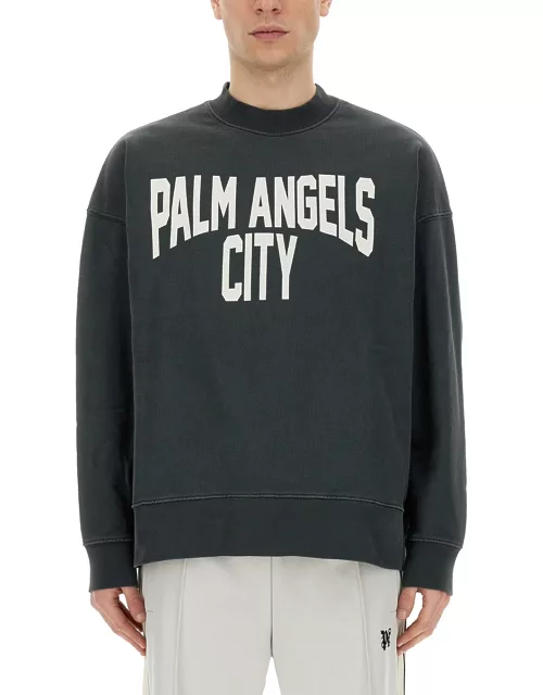 palm angels sweatshirt with logo