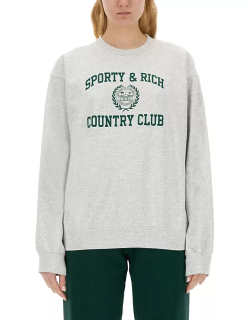 sporty & rich sweatshirt with logo