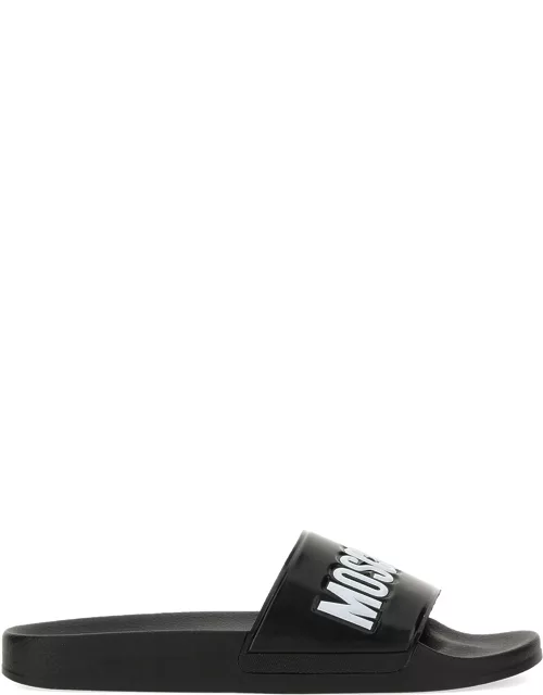 moschino sandal with logo