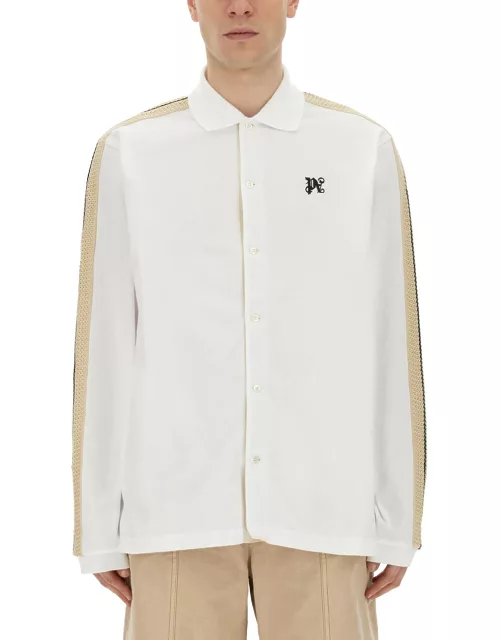 palm angels polo shirt with monogra