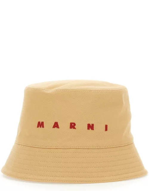 marni bucket hat with logo