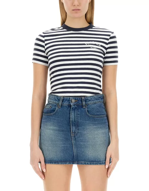versace nautical stripe t-shirt