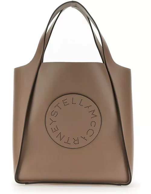 stella mccartney square tote bag with logo