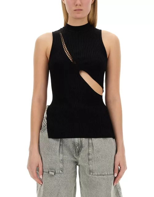 the attico top with cut out detail