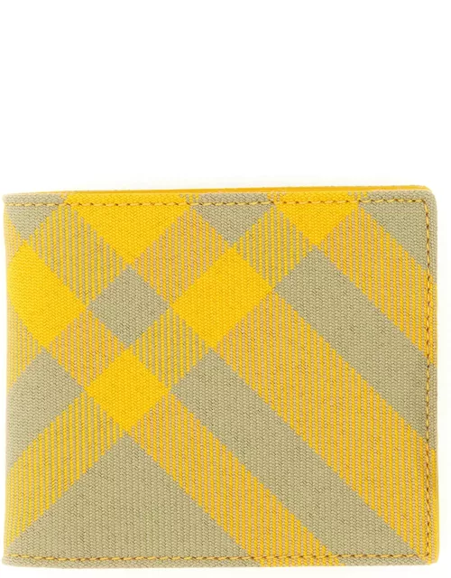 burberry bifold check wallet