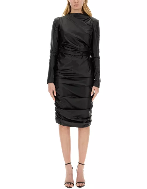 tom ford ruched dres