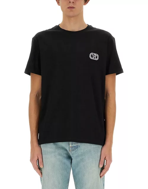 valentino t-shirt with "vlogo signature" patch