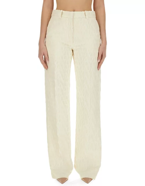 valentino pants with "toile iconographe" pattern