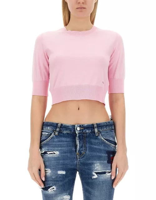 dsquared cropped shirt