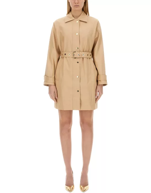 michael by michael kors cotton trench coat