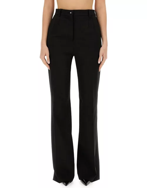 dolce & gabbana flare fit pant