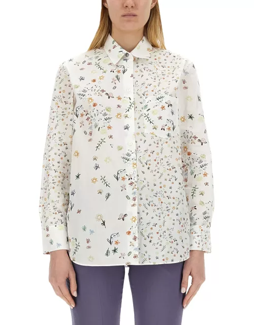 ps by paul smith floral print shirt